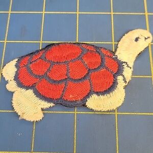 Vintage Applique aka Patch - Turtle